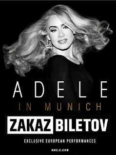 Adele: time by Munchen 9 August 19:30