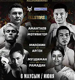 Купить билеты на бои All Stars Boxing 4 на сайте Zakazbiletov.kz бои All Stars Boxing 4