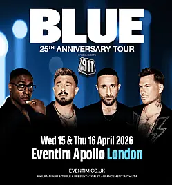 Blue - 25th Anniversary Tour + Special Guests 911