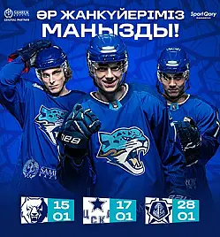 Матчи ХК "Барыс"