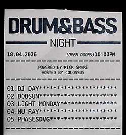 Вечеринка «DRUM&BASS NIGHT» в Алматы