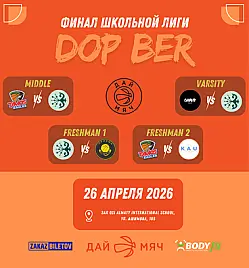 Финал школьной лиги «Дай Мяч!» 7-й сезон 2026 в Алматы