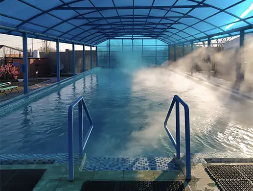 Новый год на горячих источниках "Мираж" и "Омир су"