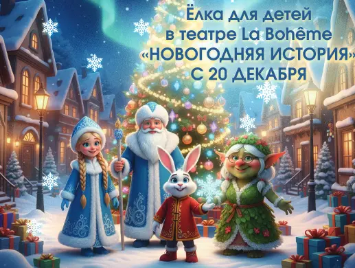 Детская ёлка - 2026 "Новогодняя история" в Алматы