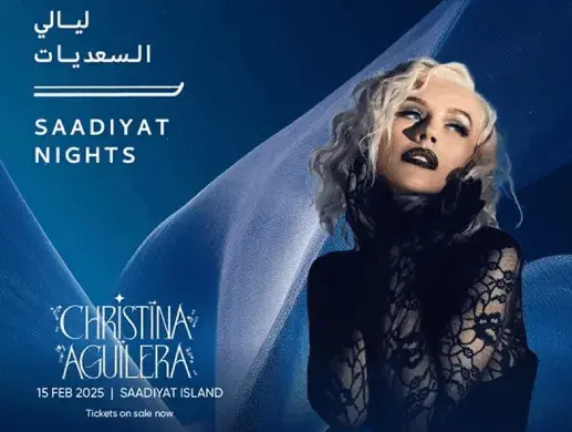 Saadiyat Nights with Christina Aguilera